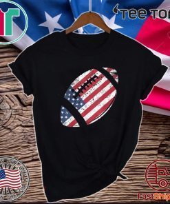 American Football 4th July American Flag Patriotic US T-Shirt