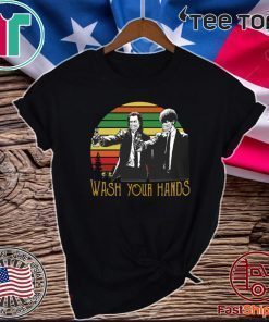 VINTAGE PULP FICTION WASH YOUR HANDS FOR T-SHIRT