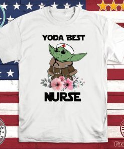 Baby Yoda 2020 Yoda Best Nurse T-Shirt