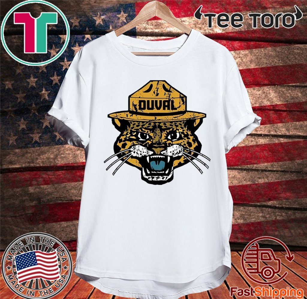 DUVAL SMOKEY THE JAGUAR SHIRT JACKSONVILLE JAGUARS OFFICIAL T