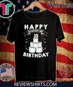 35th Birthday, Quarantine Shirt, The One Where I Was Quarantined 2020 Gift Tee Shirt
