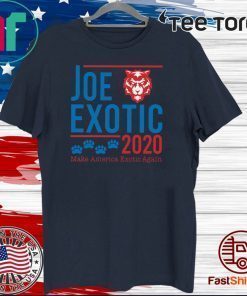 Joe Exotic 2020 make America Exotic Again Shirt - Tiger King US T-Shirt