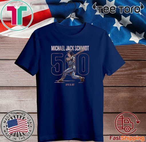 Michael Jack Schmidt 500 Philadelphia Tee Shirts
