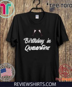 Birthday in Quarantine TShirt - Quarantine and Chill Official Social Distancing Birthday T-Shirt