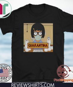 Tina Burger Quarantina toilet paper Official T-Shirt