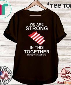 We Are Strong Lehigh Valley In This Together 2020 T-Shirt