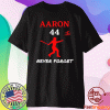 44 HOF Milwaukee Atlanta Baseball Jersey Aaron Outfield Shirt