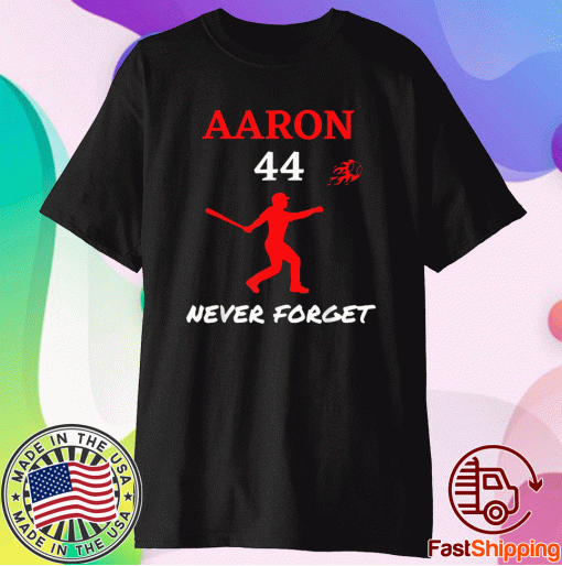 44 HOF Milwaukee Atlanta Baseball Jersey Aaron Outfield Shirt