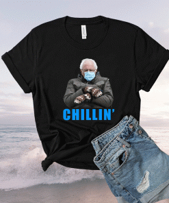 Chillin' Bernie Mittens Meme Bernie Sanders Sitting Shirt