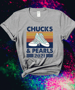 Chucks and Pearls Biden Harris 2021 Inauguration Vintage Shirt
