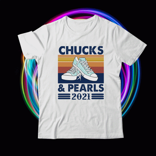 Chucks and Pearls Biden Harris 2021 Inauguration Vintage Shirt