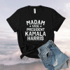 Kamala Harris Tshirt - Madam Vice President - Biden Harris 2020 Vintage