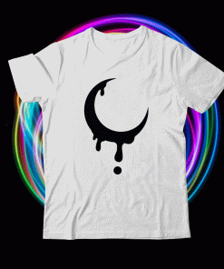 Moon Water Cresent II Black Shirts