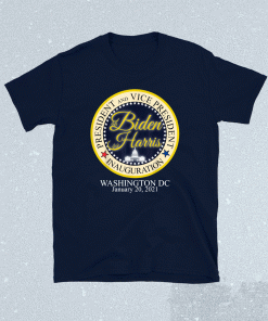 Official President Biden 46 Vice Kamala Harris 2021 Inauguration Tee T-Shirt