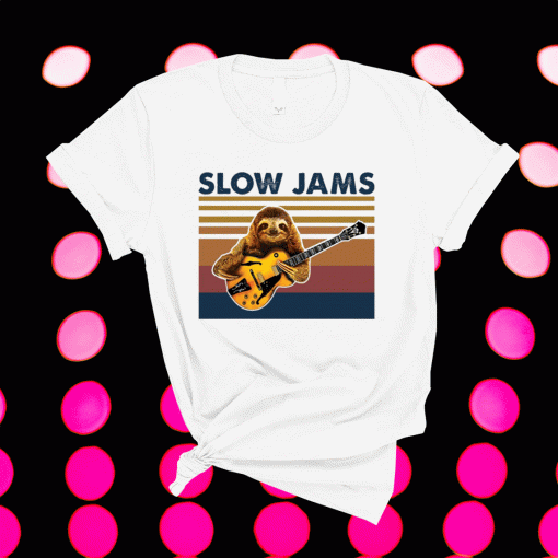 Slow Jams Sloth Vintage T-Shirt