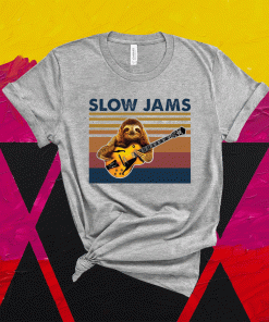 Slow Jams Sloth Vintage T-Shirt