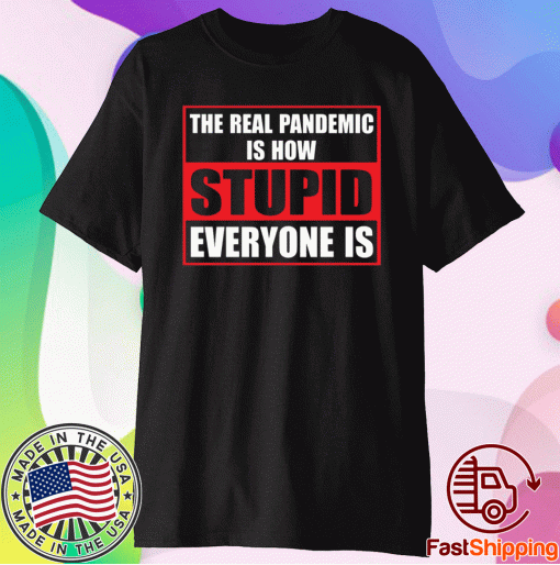 The Real Pandemic Is How Stupid Everyone Is T-Shirt