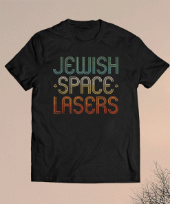 Jewish Space Lasers Retro T-Shirt