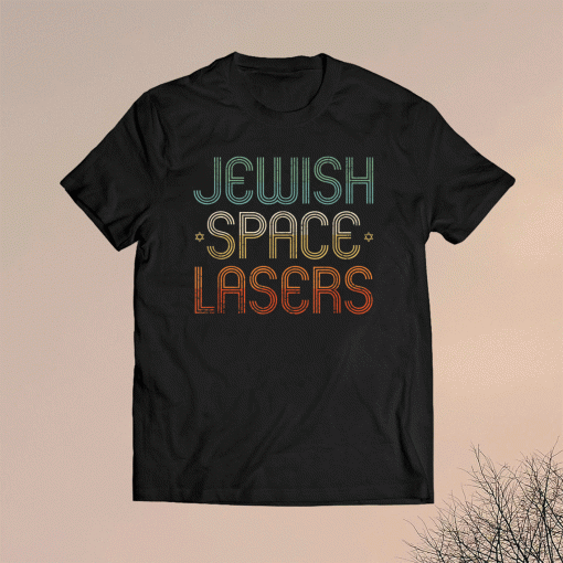 Jewish Space Lasers Retro T-Shirt