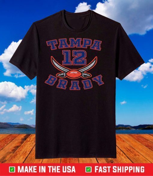 Tampa 12 Brady NFC Champions Tampa Bay Buccaneers T-Shirt