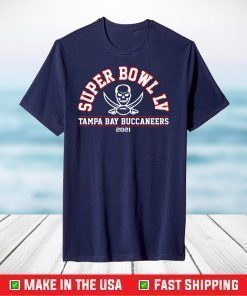Tampa Bay Buccaneers Super Bowl LV 2021 T-Shirt
