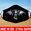 Air Force Logo Face Mask Filter PM 2.5