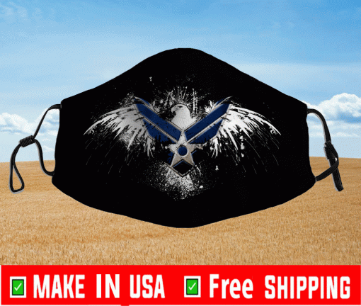 Air Force Logo Face Mask Filter PM 2.5