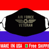 Air Force Veteran Face Mask