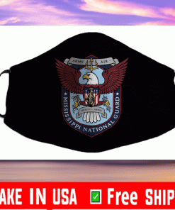 U.S. Army AIR Mississippi National guard Face Masks