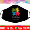 Autism Awareness Logo Face Mask