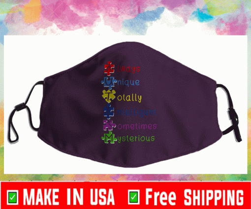 Autism Definition Funny Autism Awareness Face Mask 2021