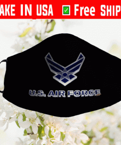 U.S. AIR FORCE Face Mask - FORCE VETERAN Cloth Face Masks