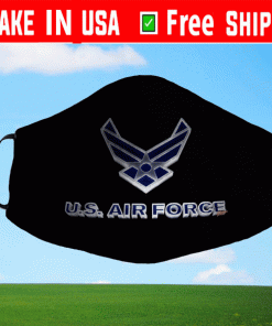 U.S. AIR FORCE Face Mask - FORCE VETERAN Cloth Face Masks