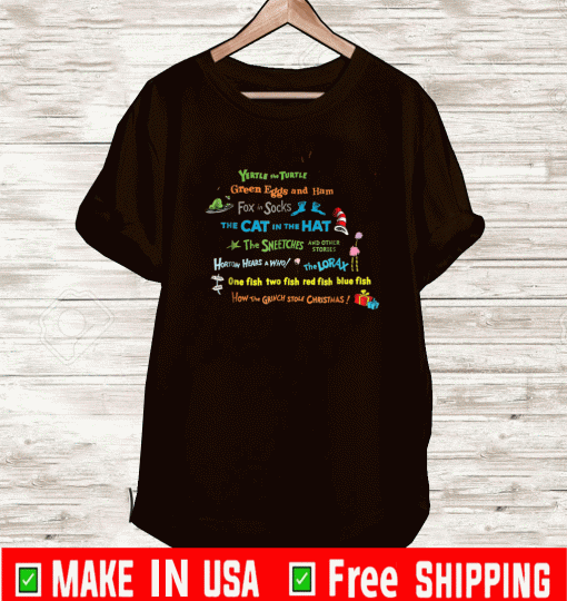 Dr. Seuss Book Title T-Shirt