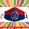 Flag of the United States Army 10th Mountain Face Mask