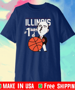 Illinois Illini University Basketball Dick #1 Baby T-Shirt