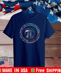 Inspire Pi 3.14 Math Teacher Pi National Day T-Shirt