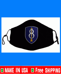 8TH INFANTRY DIVISION, COMBAT SERVICE IDENTIFICATION BADGE FACE MASK