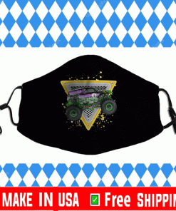 Monster Truck for Toddlers Face Masks