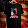Proud Texas American Neanderthal US Flag T-Shirt