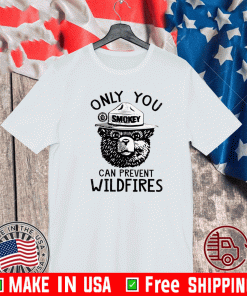 Smokey Bear Only You Can Prevent Wildfires Shirt