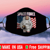 Patriotic Space Force American Flag Trump Face Mask