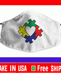 Support Autism awareness Face Mask