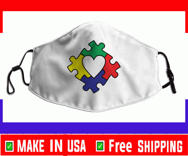 Support Autism awareness us 2021 Face Mask