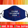 TRUMP DESANTIS 2024 FACE MASKS