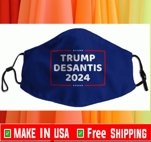 TRUMP DESANTIS 2024 FACE MASKS