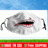 Tiger Shark Nose Art Face Mask