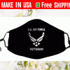 U.S. AIR FORCE VETERAN Face Mask
