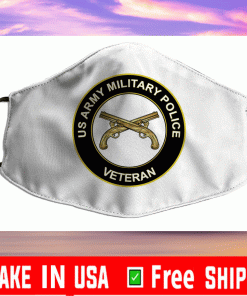U.S. Army Veteran Military Police Face Mask
