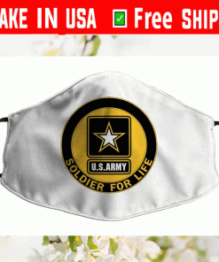 US Army Soldier for Life Cloth Face Mask